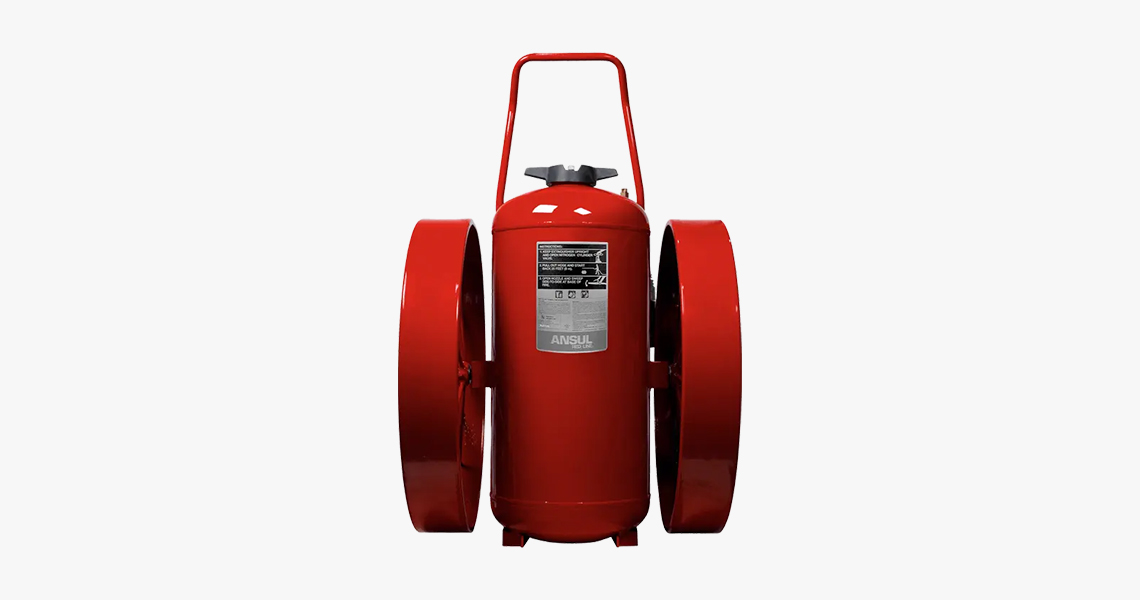 Ansul wheeled fire protection unit